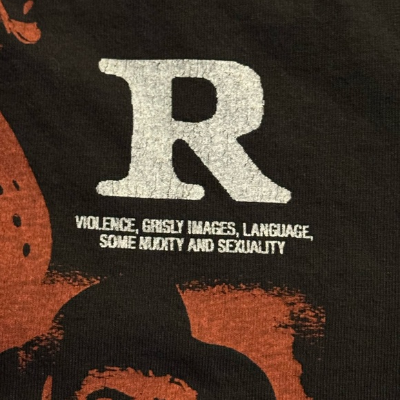 FTWS “R Rated” Horror Movie Halloween Shirt FOR THOSE WHO SIN XL - Picture 3 of 5